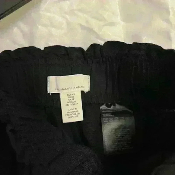 H&M+ Wide-cut Linen-blend Shorts - Picture 6 of 7